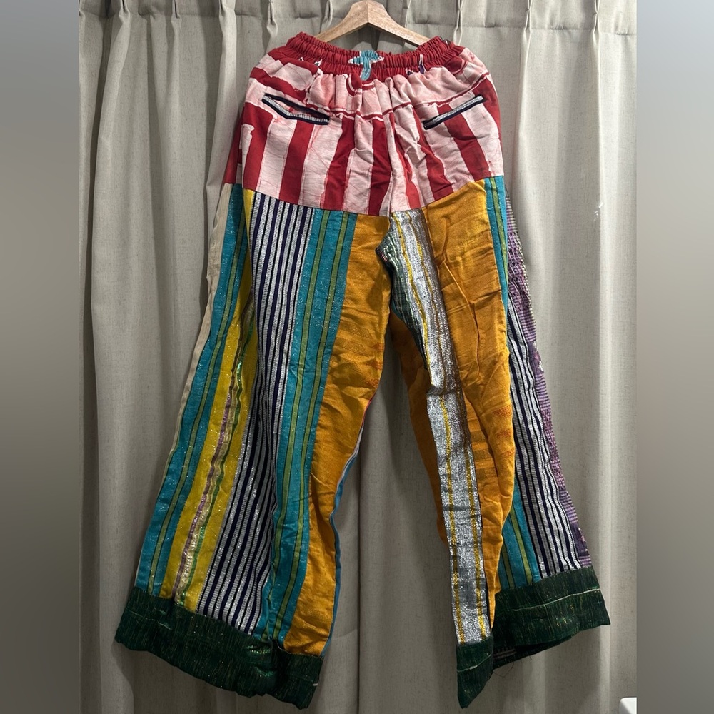 Moye Patchwork Pants - image 3
